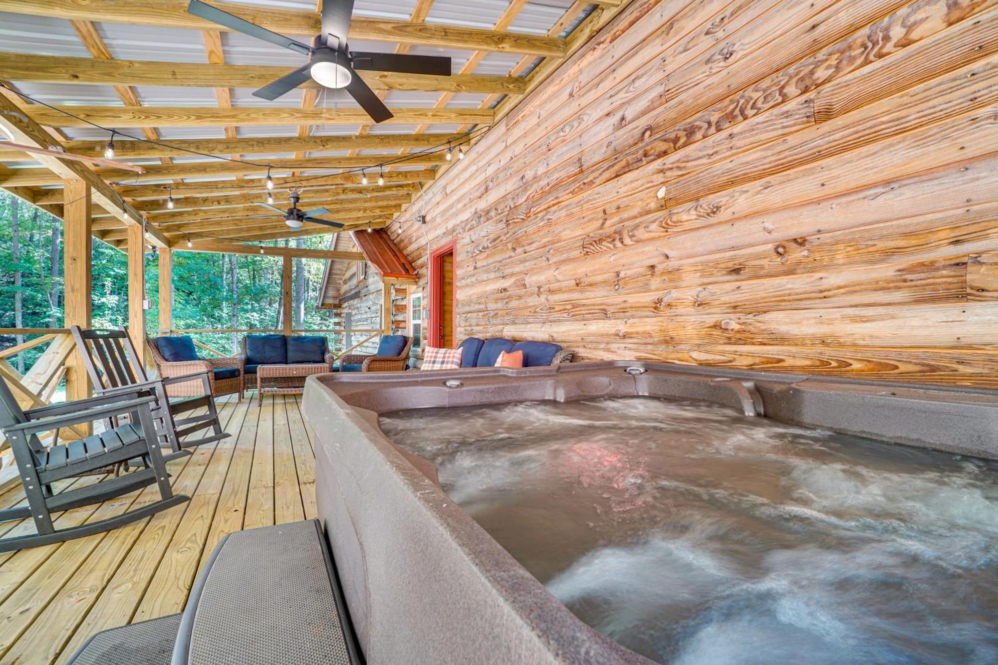 North Georgia Mtn Escape With Hot Tub And Games! Villa Sautee Nacoochee Luaran gambar